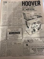 TERCÜMAN GAZETESİ - DOĞUM GÜNÜ HEDİYESİ (TURKISH NEWSPAPPER)  - 28 HAZİRAN 1969 - SADECE DÖRT SAYFADIR -Süleyman Demirel-İsmet İnönü-Celal Bayar-Jacqueline Kennedy-Rauf Tamer-Ali Rıza Alp-Suavi Sualp-Fuat Kaçar-D F Wright-O Filiz-Cevat Erdoğan-Ali Gümüş-Altay Teodorescu-Boris-15 KOMÜNİSTİN KURDUĞU BİR DERNEK KAPATILDI-DEMİREL HALKIN KAFASINA ZEHİR AKITILIYOR DEDİ-EVİNE RUS BAYRAĞI ASTI-İNÖNÜ BUGÜN BAYARIN HAZIRCEVAP SOKAĞINDAKİ EVİNDE YEMEK YİYECEK-İŞGALE KARŞI ÇIKAN ÖĞRETİM ÜYELERİNİN İSMİ AÇIKLANDI-PROFESÖRLER MARTIYA KIZIP KAŞIKADASINI YAKIYORLARDI-EĞİTİM VE KÜLTÜR-MİLLİ EĞİTİM BAKANININ MEKTUBU-GÜN IŞIĞINDA-BAŞKA ATATÜRK-YILDIZINIZ NE DİYOR-3 SUAL 3 CEVAP-SÖZÜN KISASI-ALTI ALTILAR VE PENALTI-BİRAZ KARIŞIK-HOOVER ÇAMAŞIR MAKİNASI NEDEN DÜNYADA 15 MİLYON EVDE KULLANILIYOR-SAYIN DOKTOR VE ECZACILAR ÇOCUKLARIN-GÜN IŞIĞI BAŞKA ATATÜRK-MİLLİ PİYANGO YARIN ÇEKİLİYOR-YENAL SAVAŞI-KIRIKKALE DOSYASINDA YENİ BİR ŞEY VAR-DÜN SIRA YİNE BORİS’TE İDİ-YUSUF’UN FİYATI 650 BİN’E ÇIKTI-FOTO GİRGİR