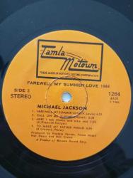 Michael Jackson – Farewell My Summer Love 1984 Türkiye Baskı LP