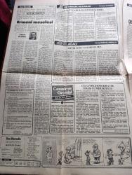 Son Havadis Gazetesi - Turkish Newspaper - 16 Mayıs 1981 - Mehmet Ali Ağca'yı sorguya çeken İtalyan savcılarından biri açıkladı olay uluslararası komplonun bölümüdür - Papa Mehmet Ali Ağca'yı affetti fotoğraf - Papa Atatürk'ün portresi altında fotoğraf - MSP davasında TRT muhabiri Kemal Güngördü Konya mitinginde atılan sloganları anlattı - Alman TV'si Kenan Evren batılı ülkeleri suçladı dedi - Celal Bayar 99 yaşında Fotoğrafı - Kenan Evren bugün Atatürk ormanını açıyor - Ermeni meselesi yazan Yılmaz Öztuna - alparslan'dan Kazım Karabekir paşa'ya ve günümüze kadar tarihi belgelerle Ermeni meselesi yazan Levon P. Dabağyan Yazı Dizisi - ustura Kemal yazan ve çizen Haldun Sevel - Kanlıca Rasim Paşa Yalısı 1982'de restore ediliyor - 1981 yılı Sezen Aksu'ya uğur getirmedi fotoğraf - İstanbul Devlet Opera ve balesinin Ankara turnesi - Trabzonspor şampiyon turu atmaya hazırlanıyor - ligin dibindeki 9 takımdan 7'si bu hafta ölüm çukuruna düşmeme savaşı verecek - at yarışları günün programı -