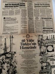 TERCÜMAN GAZETESİ - DOĞUM GÜNÜ HEDİYESİ (TURKISH NEWSPAPPER)  - 8 MART  1983 - SADECE DÖRT SAYFADIR -Helmut Kohl-İlhan Bardakçı-Rauf Tamer-Zülkü Erer-Ahmet Cemil Camgöz-Halil Özkan-Erol Deneç-Roger Caille-Georges Honet-Referanduma katılmayanlar mahkemeye veriliyor-Avrupa solu darbe yedi-AETye karşı yumuşadık-Diskoteklerde uyuşturucu operasyonları sürüyor-Atatürkü Sovyet yazarlarından öğrendi böyle oldu-Batıda ekonomik krizin faturasını işçiler ödüyor-Petrolde fiyat ile üretimin düşürülmesi kararlaştırıldı-İş Bankası kurulduğu günden beri tasarruf diyordu bugün de tasarruf diyor-Bir gecelik aşk-Korkulu rüyalar genellikle 3 yaşından sonra görülür-Gereğinden fazla vitamin almak tehlikeli olabilir-Domatesin kabuğunu soyma-Sağlığımız ve biz-Kalp neden zayıflar-TVde günün filmi Kahramanlar Cehennemi