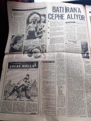 İstanbul Gazetesi - Turkish Newspaper - 25 Nisan 1980 - Kaçak yazan Necip Fazıl Kısakürek - Sıkıyönetim  İstanbul'da 1 Mayıs gösterilerini yasakladı - İran ordusu Kürtlerle savaşıyor - Tahran zorla Moskova'nın yanına itiliyor - idamı kaldıralım veya idam kararlarını tasdik ederim - Anthony Thomas yaptığı filmle ingiltere'yi İslam dünyası karşısında zor duruma sokağın televizyon yapımcısı fotoğraf - kızıllar iç savaş provası yapıyor - komutanlar 4 ay önce partileri ikaz etmişti - Genelkurmay Başkanı  Kenan Evren'in mektubu - Diyarbakır'da dün biri polis 4 kişi öldürüldü - solcuların vurduğu öğretmen öldü - binbir yüzlü Prens Charles fotoğraf - Süleyman Demirel özel sektörü her yönüyle destekliyor fotoğraf - Sakıp Sabancı tekstil sanayisinde Türkiye'nin 1 numaralı ismi - Vehbi Koç montaj sanayinde tek adam her dala atlıyor - Korkunun gölgesinde polisiye roman - körler de özürlüler de futbol oynar - Trabzonspor Beşiktaş maç öncesi Ahmet Suat Özyazıcı iddialı - TV programı