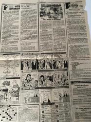 TERCÜMAN GAZETESİ - DOĞUM GÜNÜ HEDİYESİ (TURKISH NEWSPAPPER)  - 3 EKİM  1982 - SADECE DÖRT SAYFADIR -İlter Türkmen-Doğan Sümer-Ahmet Kabaklı-İlhan Bardakçı-Nauf Tamer-Bedi Faik-Mehmet Önder-Tarık Buğra-Osman Kibar-Cevher Özden-Kenan Evren-Bölge barışı için ağırlık koyuyoruz-İran’da vahşet ve panik-Tahran’da otel bombalandı yüzlerce ölü ve yaralı var-İhracatı yavaş yavaş öğreniyoruz-Kastelli, koğuşunda ödeme plânları hazırlıyor-Türk Anayasası hakkında fikir boşluğu içindeyiz-Yeşilköy’de kalan Ürdünlü işadamı iş görüşmelerini havaalanında yaptı-Yeni Başbakan kolları ekonomi için sıvadı-Gün ışığında-Batı tefekkürü ve İslam tasavvufu-Tarihten bugüne-Sözün kısası-Pazar kahvesi-Pazar sohbeti-Asıl saygı gereği-Dertli Çoban-Efsanelerin kümeleştiği ünlü bir Anadolu şehri Urfa-Pazar konuşmaları-Devleti arındırmak-Sinsilere imkân verilmemelidir-Kibarca-Bazı fakülte ve yüksek okullarda ön kayıtlar bugün başlayacak