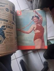 7 gün dergisi 1940 -41 arası cilt içinde 36  sayı toplam 36 fasikül