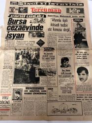 TERCÜMAN GAZETESİ - DOĞUM GÜNÜ HEDİYESİ (TURKISH NEWSPAPPER)  - 24 TEMMUZ 1970 - SADECE DÖRT SAYFADIR -Deniz Gezmiş-Hüseyin Kuşku-Bora Dinletir-Hasan Dura-Ulvi Yenal-Şükrü Baban-Rauf Tamer-Yalçın Güngör-Dr. Ayhan Tunak-Nesteren Tamer-Sadi Kazım Süer-Semih Balcıoğlu-Reşat Ekrem Koçu-Atina’dan ilhamlarla Bursa cezaevinde isyan-Afyonla ilgili iktisadi tedbir söz konusu değil-Ortak pazara geçiş bildirisi dün yayınlandı-Bir kadın gece evine gelip kendisi ile yatmak isteyen assubayı öldürdü-Bora Dinletir trafik kazasında beyni parçalanarak öldü-Personel kanunu tasarısının tümü senatoda kabul edildi-Yaş ortalaması 20 olan öğrenci komandoların aldığı uçak Atinaya doğru kaçırıldı-Bazı öğrenciler akademi yazmıyor diye diploma almadı-Frigorifik nakliyede yüzde 22.5 tenzilat-Vergi dökümü-Kimlerden nelerden ve ne kadar vergi alınacak-Vergiler-Süs ve trafik-Yıldızınız ne diyor-3 sual 3 cevap-Saadet rüyası-Bob Sawyerin maceraları-Doktorunuz diyor ki-Karaciğer mide ve böbrek hastalarına müjde-Dünyanın