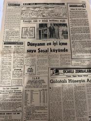 TERCÜMAN GAZETESİ - DOĞUM GÜNÜ HEDİYESİ (TURKISH NEWSPAPPER)  - 24 TEMMUZ 1970 - SADECE DÖRT SAYFADIR -Deniz Gezmiş-Hüseyin Kuşku-Bora Dinletir-Hasan Dura-Ulvi Yenal-Şükrü Baban-Rauf Tamer-Yalçın Güngör-Dr. Ayhan Tunak-Nesteren Tamer-Sadi Kazım Süer-Semih Balcıoğlu-Reşat Ekrem Koçu-Atina’dan ilhamlarla Bursa cezaevinde isyan-Afyonla ilgili iktisadi tedbir söz konusu değil-Ortak pazara geçiş bildirisi dün yayınlandı-Bir kadın gece evine gelip kendisi ile yatmak isteyen assubayı öldürdü-Bora Dinletir trafik kazasında beyni parçalanarak öldü-Personel kanunu tasarısının tümü senatoda kabul edildi-Yaş ortalaması 20 olan öğrenci komandoların aldığı uçak Atinaya doğru kaçırıldı-Bazı öğrenciler akademi yazmıyor diye diploma almadı-Frigorifik nakliyede yüzde 22.5 tenzilat-Vergi dökümü-Kimlerden nelerden ve ne kadar vergi alınacak-Vergiler-Süs ve trafik-Yıldızınız ne diyor-3 sual 3 cevap-Saadet rüyası-Bob Sawyerin maceraları-Doktorunuz diyor ki-Karaciğer mide ve böbrek hastalarına müjde-Dünyanın