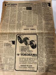 TERCÜMAN GAZETESİ - DOĞUM GÜNÜ HEDİYESİ (TURKISH NEWSPAPPER)  - 27 NİSAN 1977 - SADECE DÖRT SAYFADIR -Bülent Ecevit-Necmettin Erbakan-Ahmet Kabaklı-Rauf Tamer-Nazlı Ilıcak-Sadettin Çulcu-Şükrü Er-Osman Kibar-Kadriye Taner-Sebahattin Çebi-Seyit Özgören-İŞÇİ EMEKLİLERİNDE TAVAN ÜCRET 5570 LİRA OLUYOR-AYSOY MARDİN DEN BAĞIMSIZ ADAY OLACAĞIM-FİRARİ AV DEVAM EDİYOR-BİR İTALYAN TURİST HİLTON DA 2 MİLYON LİRALIK SAHTE DÖVİZLE YAKALANDI-ÇAĞLAYANGİL YARIN BİTOS İLE GÖRÜŞECEK-TÜRKİYE GERÇEĞİ VE ULUSLARARASI TEDHİŞ ÖRGÜTLERİNİN İŞBİRLİĞİ-GELECEĞİN KADROSU-GRUP SÖZLEŞMESİ ÜCRET ADALETSİZLİĞİNİ ORTADAN KALDIRIR-ORTA DERECELİ OKULLARDA 6 3 YA DA 7 2 ALAN ÖĞRENCİ SINIF GEÇEMEYECEK-BERMUDA ÜÇGENİNİN ESRARINI ÇÖZMEK İÇİN ABD İLE SOVYET RUSYA İŞBİRLİĞİ YAPACAK-TÜRK HALKI MACERACI DEĞİLDİR-16 YIL SONRA SALİM BAŞOLU YARGILIYORUZ-BAŞOL KENDİSİNİ KADI KARAKUŞ GİBİ GÖRMEKTEDİR-ÖN SEÇİM SON SEÇİM-OKUYUCULARIMIN KALEMİNDEN