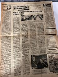 TERCÜMAN GAZETESİ - DOĞUM GÜNÜ HEDİYESİ (TURKISH NEWSPAPPER)  - 27 NİSAN 1977 - SADECE DÖRT SAYFADIR -Bülent Ecevit-Necmettin Erbakan-Ahmet Kabaklı-Rauf Tamer-Nazlı Ilıcak-Sadettin Çulcu-Şükrü Er-Osman Kibar-Kadriye Taner-Sebahattin Çebi-Seyit Özgören-İŞÇİ EMEKLİLERİNDE TAVAN ÜCRET 5570 LİRA OLUYOR-AYSOY MARDİN DEN BAĞIMSIZ ADAY OLACAĞIM-FİRARİ AV DEVAM EDİYOR-BİR İTALYAN TURİST HİLTON DA 2 MİLYON LİRALIK SAHTE DÖVİZLE YAKALANDI-ÇAĞLAYANGİL YARIN BİTOS İLE GÖRÜŞECEK-TÜRKİYE GERÇEĞİ VE ULUSLARARASI TEDHİŞ ÖRGÜTLERİNİN İŞBİRLİĞİ-GELECEĞİN KADROSU-GRUP SÖZLEŞMESİ ÜCRET ADALETSİZLİĞİNİ ORTADAN KALDIRIR-ORTA DERECELİ OKULLARDA 6 3 YA DA 7 2 ALAN ÖĞRENCİ SINIF GEÇEMEYECEK-BERMUDA ÜÇGENİNİN ESRARINI ÇÖZMEK İÇİN ABD İLE SOVYET RUSYA İŞBİRLİĞİ YAPACAK-TÜRK HALKI MACERACI DEĞİLDİR-16 YIL SONRA SALİM BAŞOLU YARGILIYORUZ-BAŞOL KENDİSİNİ KADI KARAKUŞ GİBİ GÖRMEKTEDİR-ÖN SEÇİM SON SEÇİM-OKUYUCULARIMIN KALEMİNDEN
