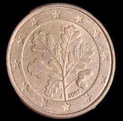 Almanya 2007 J 1 Euro Cent