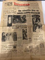 TERCÜMAN GAZETESİ - DOĞUM GÜNÜ HEDİYESİ (TURKISH NEWSPAPPER)  - 3 AĞUSTOS 1963 - SADECE ALTI  SAYFADIR -Kenan Esengin-Ahmet Kabaklı-Kerime Nadir-Dr Kamran Şenel-Reşit Açıkgöz-Murat Sertoğlu-Ekrem Bir Pekivan-Suna San-Dr Ward-Suat Kılıç-Gündüz-Coşkun-Şenol-Birol-Şeref-Oğün-Din adamları fitre ve zekâta muhtaç olmayacak-CHP li 4 lere 1 ay mehil verildi-Eğer Dr Ward ölürse intikamını alacağım-Sinema parası bulmak için hırsız oldular-Ölümle tehdit eden yedi kişiye meydan okuyor-Asi gençliği tanıyalım-Bir iddia uykusuzluk kanser ve erken bunama yapıyor-Demir yollarında en faydalı yatırım-12 imam-Müthiş Ivan-Koca Yusuf Avrupa ve Amerika güreşleri-Suya düşen hayal-Yörük Ali Efe-Düğünde Beşiktaşlı davetliler-F Bahçe bu akşam ilk maçı K Paşa ya karşı eksik bir kadro ile oynayacak-Stefano ya hayranlarının hediyesi-Beşiktaş ın yeni iddiaları-Beynelmilel voleybol turnuvası hazırlıkları