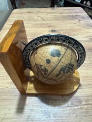 Antika Görünümlü Dekoratif Ahşap Standlı Dünya Küresi