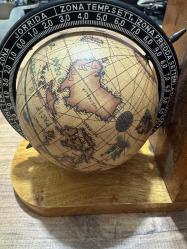 Antika Görünümlü Dekoratif Ahşap Standlı Dünya Küresi