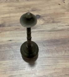 Antika El  İşlemeli Pirinç Büyük Boy Gülabdan (Kolonyalık) Boy 30 cm