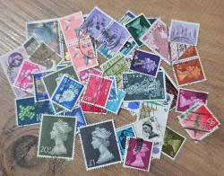 İngiltere ve Japonya Damgalı Pul Lotu