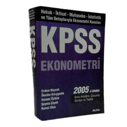 KPSS  EKONOMETRİ     HUKUK - İKTİSAT - MALİYE - MUHASEBE - İSTATİSTİK   KONU ANLATIMI ÇÖZÜMLÜ SORU BANKASI  A GRUBU