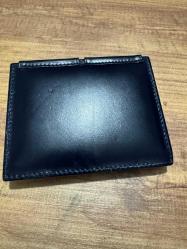 Vintage Vega Casino Çift Deste Bordo ve Larcivert Oyun Kağıdı ve Özel Deri Kılıfı