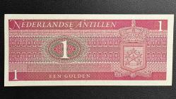 Hollanda Antilleri 1 Gulden 1970. Çil. Tedavül.