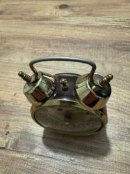 Antika Klasik Kurmalı Masa Saati - Retro Tasarım Çalışır durumda