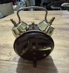 Antika Klasik Kurmalı Masa Saati - Retro Tasarım Çalışır durumda