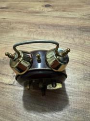 Antika Klasik Kurmalı Masa Saati - Retro Tasarım Çalışır durumda