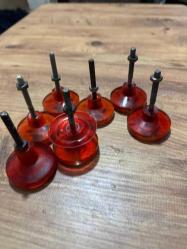 Antika / Retro Numaralı Bakalit Kapı Kulpları 7 Adet