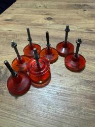 Antika / Retro Numaralı Bakalit Kapı Kulpları 7 Adet