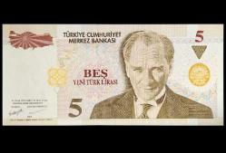 8.EMİSYON 5 YTL SERİ: D01 322322 (SERİ BAŞI VE VARYETE) ÇİL