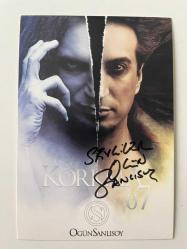 OGÜN SANLISOY * KORKMA 07 * SANATÇIDAN İMZALI * KARTPOSTAL * 10 x 16 CM