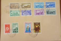 Cumhuriyet 1953 İstanbul'un Fethi'nin 500.Yıldönümü Serisi damgalı zarf üzerinde