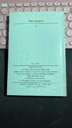 YAPRAK DÖKÜMÜ ESKİ ŞARKI - REŞAT NURİ GÜNTEKİN - MİLLİ EĞİTİM BAKANLIĞI YAYINLARI BİLİM VE KÜLTÜR ESERLERİ DİZİSİ TÜRK KLASİKLERİ 5. BASKI 1994