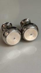 900 AYAR GÜMÜŞ ÇİFT DÖNEM ESKİ VAZO