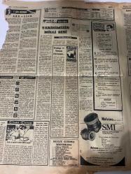 TERCÜMAN GAZETESİ - DOĞUM GÜNÜ HEDİYESİ (TURKISH NEWSPAPPER)  - 1 HAZİRAN 1972 - SADECE DÖRT  SAYFADIR -Golda Meir-Ali Rıza Alp-Rauf Tamer-Suna San-Züleyha Münif-Tevfik ÜNSİ-Nuri Eroğlu-Kemal Sonumur-Nesip Kapanlı-Ergun Hiçyılmaz-M Emin Cankurtaran-Necdet Oral-Kiralık komandolar havaalanında ölüm saçtı-ÜÇ JAPON TEL-AVİV’DE 26 KİŞİYİ KURŞUNA DİZDİ-HERKESE REFAH PAYI-Renk zevk ihtişam yarıştı-Defile yarışmasını Antalya kazandı-A B D + S S C B-TARİHİMİZİN MİLLİ SESİ-Ortadoğu ve Vietnam eski halinde-Kızlar eş seçerken nelere dikkat etmeli-Hayvanlara küfür etmek suç mudur-Meslek edinmek isteyenlere-Adana daki Türkistan-Tahran’da Nixon’ın yoluna bomba kondu-Yaz Güneş Deniz ve Karamürsel-Defile yarışmasını-3 LİGDE HİÇBİR ŞEY BELLİ DEĞİL-Galatasaray 3 kere renk değiştirdi-TÜRK BOKSUNUN BÜYÜK BAŞARISI-Ordu Takımı Dünya ikinciliğini kazandı-A GÜCÜ KUPAYI ALDI 3-0-Pele yi durduran adam M Paşada