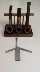 Ahşap Pipo Seti ve Çakmak
