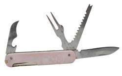 Pembe Sap 6 Fonksiyonlu Eski Cep Çakısı AOB1179