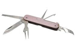 Pembe Sap 6 Fonksiyonlu Eski Cep Çakısı AOB1179