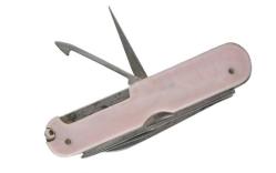 Pembe Sap 6 Fonksiyonlu Eski Cep Çakısı AOB1179