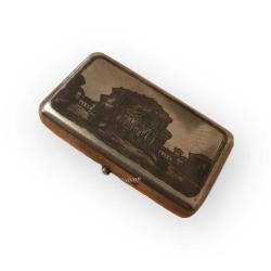 84 Damgalı Rus Savatlı Gümüş Tütün Tabakası AOB121