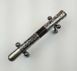 Osmanlı Savatlı Gümüş Sigara Ağızlığı AOB147