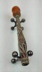 Osmanlı Damla Kehribar Gümüş Telkari Sigara Ağızlığı AOB158