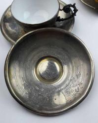 Osmanlı Gümüş Fincan Takımı AOB159