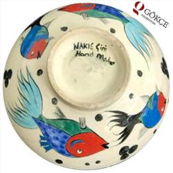 El İşi Nakış Çini Kase AOB451