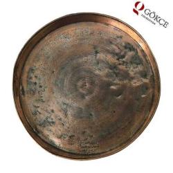 Bakır Tepsi *Osmanlıca Yazılı* AOB502