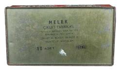 Eski Bakkal - Melek Ciklet Fabrikası Desenli Teneke Ciklet Kutusu AOB854 (N)