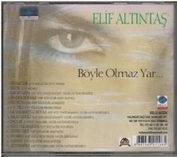 Elif Altıntaş *Böyle Olmaz Yar* CD Müzik CD658