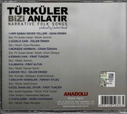 Cankat Günel - Türküler Bizi Anlatır ( Sıfır Ürün ) CD Müzik CD744