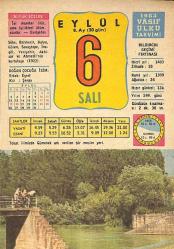 6 Eylül 1983 Takvim Yaprağı - Doğum Günü Hediyesi EFM(N)10026