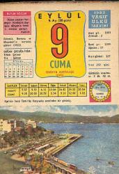 9 Eylül 1983 Takvim Yaprağı - Doğum Günü Hediyesi EFM(N)10029