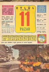 11 Eylül 1983 Takvim Yaprağı - Doğum Günü Hediyesi EFM(N)10031