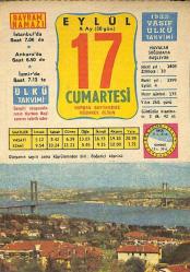 17 Eylül 1983 Takvim Yaprağı - Doğum Günü Hediyesi EFM(N)10037