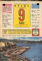 9 Eylül 1975 Takvim Yaprağı - Doğum Günü Hediyesi EFM(N)10406