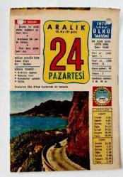 24 Aralık 1979 Takvim Yaprağı - Doğum Günü Hediyesi EFM(N)6606